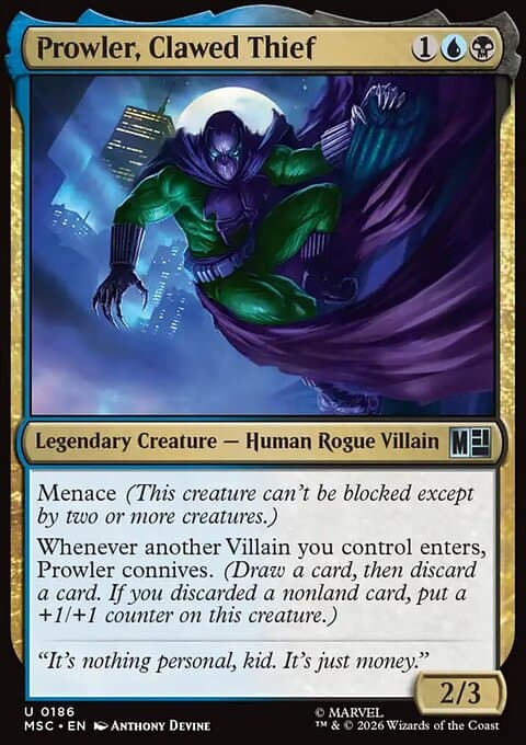 Prowler, Clawed Thief